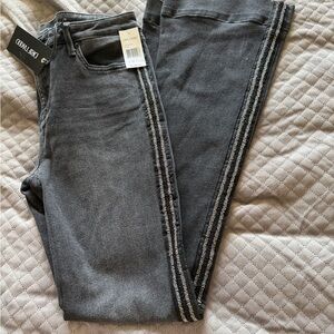 DRIFTWOOD Charcoal Jeans with Beaded Detail